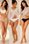 Women's Modal & Cotton Stretchy 3-Piece Bikini Panties - Non-Marking & Breathable Fabric
