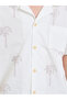 Boys Emrboidered Resort Collar Shirt - 3