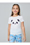 Girls Panda Print T-Shirt and Shorts Set - 2