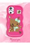 Redmi Note 10 Pro Compatible Case Camera Protector Red Silicone Couple Phone Case Kitty Pattern - 2