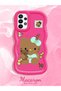 Samsung Galaxy A23 Compatible Case Camera Protector Red Silicone Couple Phone Case Kitty Pattern - 2