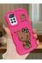 Redmi Note 11 Pro 4g Compatible Case Camera Protector Red Silicone Couple Phone Case Kitty Pattern