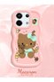 Poco X6 5g Compatible Case Camera Protector Pink Silicone Couple Phone Case Kitty Pattern - 2
