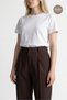 Havuç Cut Women's Pleated Fabric Trousers with Pockets - 2