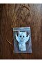 Cute White Cat with Angel Wings Car Interior Rearview Mirror Ornament Auto Accessory - 6