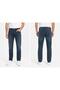 710 Model Juliet Fabric Regular Fit Men's Jean Trousers (Blue Black / Green Tint)