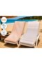 Summer Leaf & Stripe Cinnamon - Set of 2 Peshtemal Beach Towels (70X150) - 2