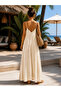 Women's Isabel Long Dress with Adjustable Straps - 2