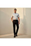 Men Slim Fit Collared Short Sleeve Shirt - 4
