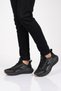 Black Orthopedic Memory Sole Men's Sports Shoes 5026 m - 2