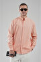 Trend Biz Classic Regular Fit Stand Collar Linen Shirt
