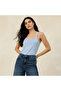 Slim Fit Tank Top with Spaghetti Straps