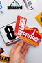Imaginary Championship Rally Sponsor Stickers 24 Pieces Waterproof Laptop Thermos Phone Sticker Set - 7