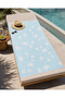 Large Size 100% Cotton Towel Peshtemal - Double-Sided Jacquard Patterned Beach and Sea Towel - 3