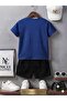 Summer Children's T-Shirt Shorts Unisex (a Day Life Printed) - 2