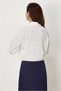 Shirt Collar Crepe Bluz 46758 - 4