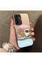 Samsung Galaxy A26 Compatible Silicone Edge Hard Back Case Couple Phone Case Cartoon Pattern - 3