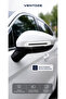 Car Mirror Reflector – Modified Side Mirror Accessory Reflective Design White - 2