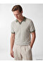 Nevavm Polo Collar Striped Men's T-Shirt