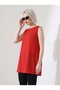 Women's Sleeveless Loose Tunic Basic Summer Model - 2