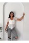 Women's Lace Detailed Transparent Blouse White - 2