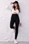 3-Pack Advantage Package Women's No-Show Extra Flexible High Waist Ribbed Leggings - 5