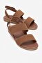 Buckle-Strapped Double-Strapped Women's Sandals Taba