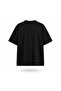 Flaming Samurai Cat Printed Oversize Unisex T-Shirt - 2