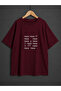 Women's Y2K Meow Meow Written Oversized T-Shirt