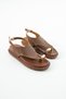 Women's Flip-Flop Sandals with Metal Detail and Thick Sole - 2