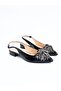 Women's Genuine Leather Ballerinas Black Patent Leather