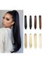 Synthetic Long Straight Claw Ponytail Wigs Clip In AH Tail Hair Ponytail - 6