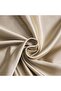 Duvet Cover 220 x 240 cm Golden Satin Beige Adult Double Satin Bedding Set Plain Silk Smooth Silky Shiny Modern Bedding Set - 5