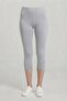 Women's Set of 9 Elastane Lycra Combed Cotton Below Knee Capri Tights - 4
