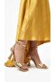 Majlis Women's Heeled Sandals Thin Heel Metallic Open Toe Single Strap Ankle Strap Evening Dress Event Stylish 9 cm - 5