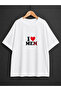 Women's I Love Me Printed Oversized T-Shirt