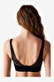Women Invisibile Up Black Push Up Wireless Padded Bra - 4