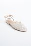 Aria Women's Lace Detailed Ankle Strap Ballerina Sandals - 3