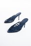 Alysa Women's Stylish Heeled Slippers with Cage Design - 5