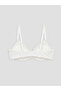 Vizyon New Season Ecru Underwire Padded Lace T-Shirt Bra - 2