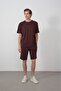 Men's Embossed Text T-Shirt - 2
