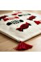 Premium Punch Embroidery Throw Pillow 40 cm X 40 cm - 1 Piece - 4