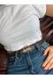 Medal Starfish Buckle Belt Waist Belt Coat Belt Dress Belt Trouser Belt - 2
