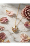 316L Steel Chain Gold Color Winged Heart Model Necklace