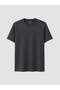 Anthracite Slim Fit Crew Neck Men's T-Shirt - 4