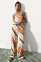 Printed halterneck beach top - 4