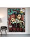 Jujutsu Kaisen Yuji Itadori Wall Covering Wall Tapestry First Quality Satin Fabric Poster