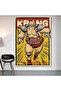 King Wall Covering Wall Tapestry First Quality Satin Fabric Poster