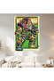 Mutant Mayhem Wall Covering Wall Tapestry First Quality Satin Fabric Poster - 2