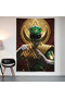 Green Ranger Wall Covering Wall Tapestry First Quality Satin Fabric Poster